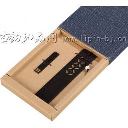 匠心辦公禮 木制工藝品書簽與8gU盤套裝